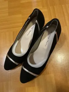 オリエンタルトラフィック 7cmヒールパンプス 黒 24.5cm