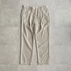 BEAMS HEART ベージュ スラックス L テーパード センター　春夏のサムネイル