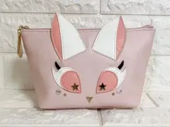 ANNA SUI 猫耳ポーチ ピンク - メルカリ