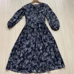 新品未使用❗️ワンピース　ガウン2WAYフラワーカシュクールワンピース
