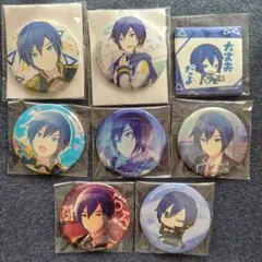 プロセカ KAITO カイト 缶バッジ グリ缶 グリッター まとめ売り 8点