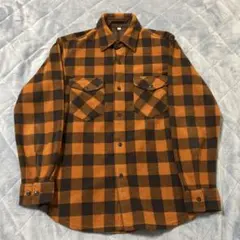 00s oldUNIQLO 好配色 チェックネルシャツ フリース