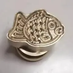 限定1個訳ありꕤシーリングスタンプヘッドꕤたいやき お魚ꕤミニサイズ