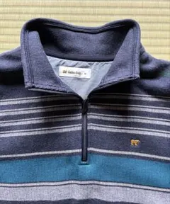 メンズGolden Bear M ジップアップ トレーナー　トップス前ファスナー