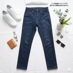 【美品】ユニクロ ジーンズ 25インチ デニム ボトムス ウルトラストレッチ