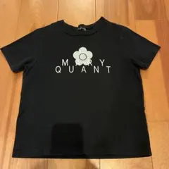 MARY QUANT マリークワント Tシャツ デイジー ロゴ トップス 黒 M