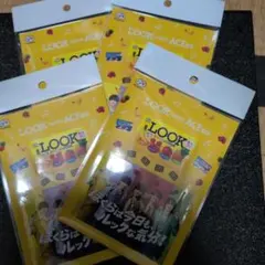不二家 LOOK meets ACEes ステッカー 4枚セット