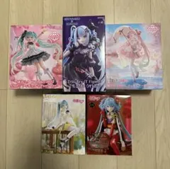 初音ミク 雪ミク 桜ミク フィギュア AMP