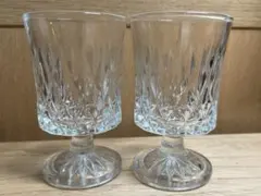 カットガラス グラス 2個セット　クリスタル　HOYA