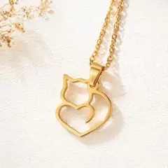 ゴールド シンプル 可愛い 上品 レディース アクセサリー 猫好き ギフト