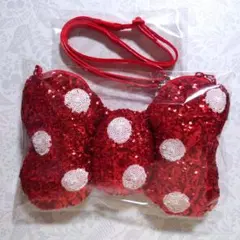 【東京ディズニーランド】ミニーマウス✧スパンコールポシェット/ショルダーバッグ✧