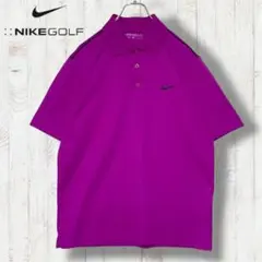 NIKE GOLF DRI-FIT ポロシャツ　吸汗速乾性　刺繍ロゴ