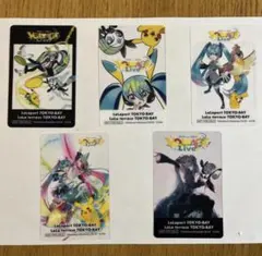 初音ミク　ポケモン ポケミク　コラボ　クリアカード　5枚セット