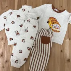 パンどろぼう パジャマ 上下セット 100cm