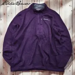 02M712◯ Eddie Bauer ハーフジップ ベターセータージャケット