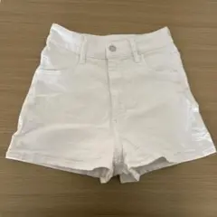 155cm H&M 白ショートパンツ