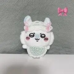 編み物 お座りぬいぐるみ ちいかわ ぬい服 ヘッドドレス スタイ ミント
