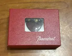Baccarat バカラ 赤ハート ネックレス