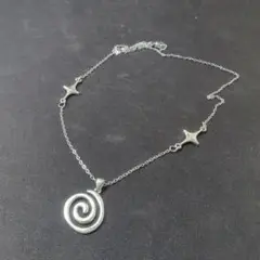 SOL スパイラルモチーフ ネックレス シルバーアクセハンドメイド