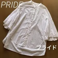 値下げしました☆ プライドPRIDE デザインブラウス ボリューム袖