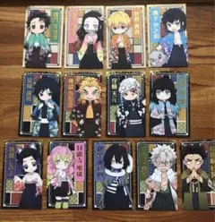 新品、未使用。鬼滅の刃 キャラクターカードセット 13枚