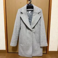チェスターコート　ビッグ襟