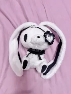 新品】汎用うさぎ 手乗り鎮座ぬいぐるみ Eyepatch Ver. ピンク - メルカリ