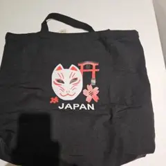 D.Kelly 日本の狐面デザイン トートバッグ