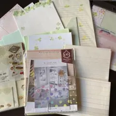 レターセット 手紙 便箋 花柄・スイーツ・動物など
