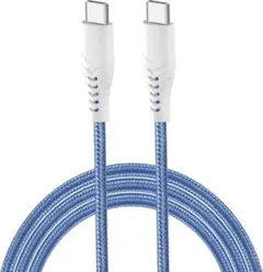 USB Type C ケーブル 【1本セット / 1m / ブルー】