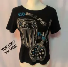 ケードー様専用♪TOKUKO 1er VOR♡カーニバル楽器プリント半袖Tシャツのサムネイル