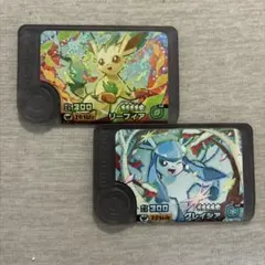 ポケモンフレンダ　ベストタッグ4弾　ワンダーピック　リーフィア　グレイシア