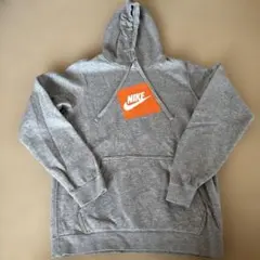 NIKE パーカー グレー オレンジロゴ Sサイズのサムネイル