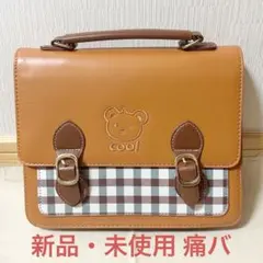 痛バ 痛バッグ サッチェル ショルダーバッグ 茶色 ブラウン クマ 2WAY