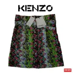 ケンゾー 花柄 コーデユロイ スカート 36 ★未使用 KENZOのサムネイル