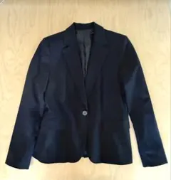ZARA ブラックテーラードジャケット ブラック 1つボタン Lサイズ相当