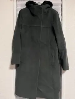 COMME CA DU MODE コムサ　ファー付きロングコート