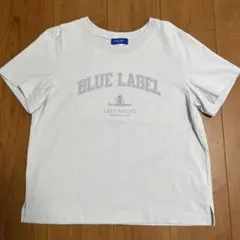 ブルーレーベルクレストブリッジ　シルケット天竺ロゴTシャツ ライトブルー38のサムネイル