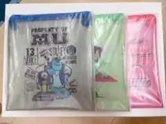 PIXAR Happyくじ フラットポーチ 3種セットのサムネイル