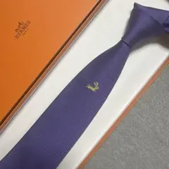 未使用品】 エルメス ネクタイ ファソネ H柄 シルク ハイブランド