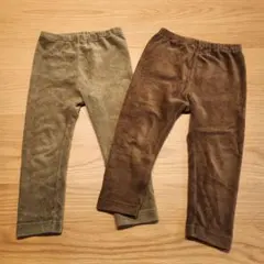 [まとめ売り]UNIQLO コーデュロイストレッチパンツ 90cm 2色セット