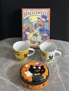 HALLOWEEN ハロウィン　インテリア雑貨　置物4個セット