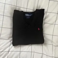 Polo by Ralph Lauren ブラック ニットベスト L