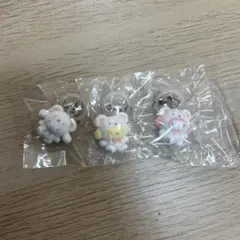 サンリオ めじるしチャーム ふわふわスノー　マイメロ　シナモン　ポムポムプリン