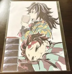鬼滅の刃　幕間画ポストカード　炭治郎　義勇