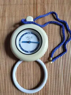 VAGUE 掛け時計 水に強い クリーム色