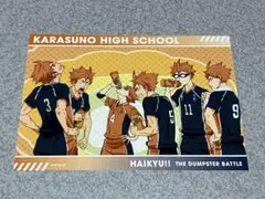 ハイキュー‼︎ ゴミ捨て場の決戦展 トレーディングスナップカード 烏野高校翔陽化