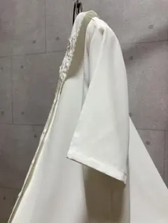 VINTAGE デッドストック　タグ付き　レトロ　花柄　立体　半袖ブラウスのサムネイル