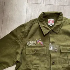 新品未使用　チチカカ　ミリタリージャケット　デニム　アウター　カーキ