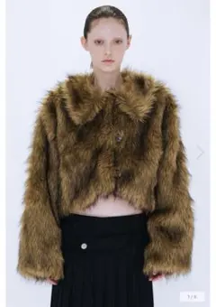 F／FUR FRONT HOOK コート 中町綾着用 ファーコート - メルカリ